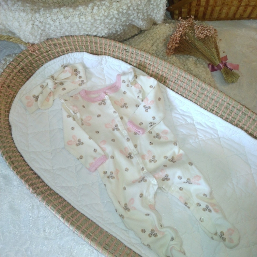 Cozy Kids Pajamas - Pink and White